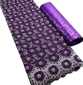 Dress Cotton Cotton Fabric Dobby Garment Accessories Popular jacquard activewear purple dry cotton lace
