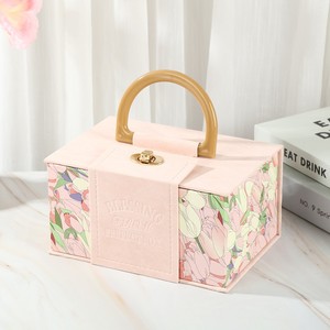 High-End Portable Embossed Rose <strong>Wedding</strong> <strong>Gift</strong> <strong>Box</strong> for Bridesmaids Valentine's Day <strong>Wedding</strong> Candy <strong>Box</strong> for Mid-Autumn Festival <strong>Box</strong> - Product Image 5