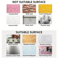 Papier miroir PET auto-adhésif flexible, feuilles de plastique réfléchissantes pour lampes LED, emballage d'éclairage, décoration