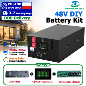 EU DP 48V 16S ชุด DIY พร้อม200A JK BMS Caja Para bateria 340A 314Ah 340AH 280Ah Lefepo4กล่องแบตเตอรี่ลิเธียม Lifepo4 - Product Image 1