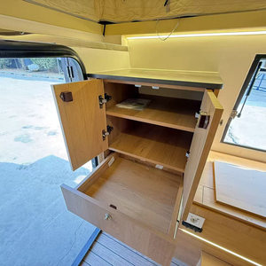 Camioneta Camper D100 moderna <span class=keywords><strong>4x4</strong></span>, autocaravana ligera de fibra de vidrio con cocina de lujo, resistente al agua y expandida, para 4 personas - Product Image 5