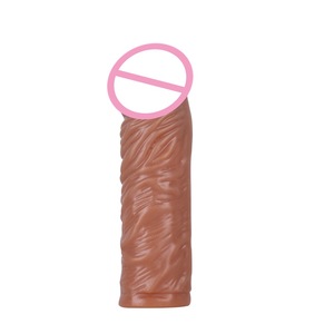 Hot Selling Herren Silikon Dildo Ärmel Realistische Riesige Enhancer Weiche TPE Kondom Abdeckung ein beliebtes Sexspielzeug - Product Image 2