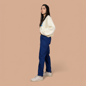 Breathable Skinny Fit Everyday Wear Jegging Wholesale Ladies High Waist <b>Stretch</b> Fabric Fashion Casual <b>Jeggings</b> For Online Sale - Product Image 6