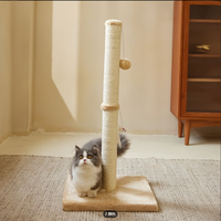 Griffoir pour chat du sol au plafond, épaissi et surélevé, arbre à chat pour le jeu autonome, stable