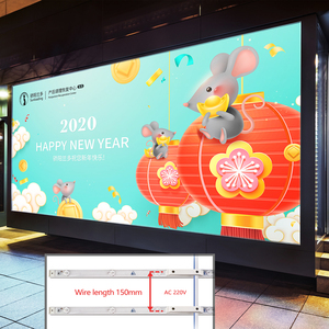 Nhà Máy Bán buôn hiệu quả cao dẫn chiếu sáng 110-120lm/W 220V với ống kính <span class=keywords><strong>LED</strong></span> Backlight <span class=keywords><strong>Strip</strong></span> cho quảng cáo hộp Đèn - Product Image 2