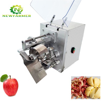 Nieuwe stijl commerciële elektrische appel schiller, ontpitter en snijmachine, ook geschikt voor peren.