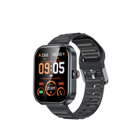 Montre connectée H71 avec écran TFT carré, étanche IP67, suivi du sommeil, suivi d'activité, rappel d'appel, bracelet en gel de silice