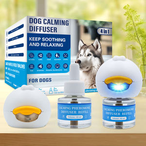Desain baru Kit Diffuser feromon penenang anjing antikecemasan Plug-in untuk hewan peliharaan penghilang stres nyaman produk anjing persediaan 60 hari - Product Image 1