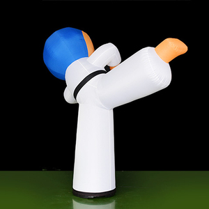 厂家价格发光二极管照明充气跆拳道男孩卡通人物广告充气有效促销 - Product Image 2