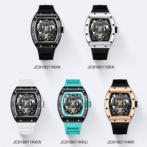 MOQ 50 Pieces Custom logo <b>Watch</b> Made Automatic Classic <b>Watch</b> with Waterproof Rubber Band - Product Image 3