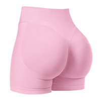 Shorts de Yoga Tie Dye Sin Costuras Virales de TikTok para Mujer, Leggings de Yoga de Cintura Alta con Efecto Scrunch Butt, Shorts Deportivos para Gimnasio y Ciclismo al por Mayor