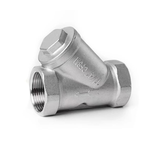 ตัวกรองแบบ <span class=keywords><strong>Y</strong></span> ชนิดเกลียว สแตนเลส SS304 316 CF8 DN100 PN16 PN25 PN40 ตัวกรอง <span class=keywords><strong>Y</strong></span>-strainer สแตนเลส SS304 - Product Image 1