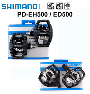 <span class=keywords><strong>Pedales</strong></span> <span class=keywords><strong>de</strong></span> Plataforma/Clipless <span class=keywords><strong>de</strong></span> Doble Cara <span class=keywords><strong>SHIMANO</strong></span> PD-ED500 EH500 con Calas SM-SH56 Originales PD-ED500 PD-EH500 - Product Image 1