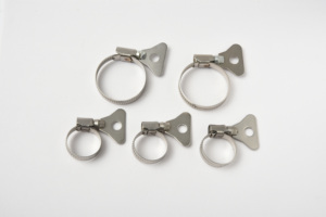 12.7 mét Đài Loan loại <span class=keywords><strong>Hose</strong></span> kẹp/thép không gỉ rửa xe ống nước kẹp với Wing Nut/xử lý <span class=keywords><strong>hose</strong></span> Ống kẹp - Product Image 3