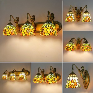 <span class=keywords><strong>Lampe</strong></span> de table Jiyuanlux de 8 pouces de style <span class=keywords><strong>Tiffany</strong></span> en verre teinté, abat-jour <span class=keywords><strong>papillon</strong></span> tournesol, <span class=keywords><strong>lampe</strong></span> de lecture de bureau, <span class=keywords><strong>lampe</strong></span> de table pour la maison - Product Image 6