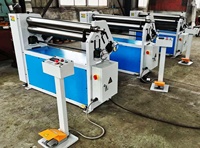 Rouleau de pliage électrique, machine à rouler la tôle à 3 rouleaux asymétriques, petits rouleaux de pliage d'usine