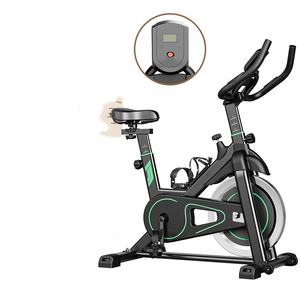 Wholesale <b>Compact</b> Indoor Cycling <b>Bike</b> for Home Workouts with Grip Pulse Sensor and Stepless Resistance Adjustment Features - Product Image 2
