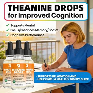 <span class=keywords><strong>Gocce</strong></span> di L-Teanina di Produzione Industriale, Supportano un Buon Umore e Favoriscono un Sonno Sano, Integratore per il <span class=keywords><strong>Relax</strong></span> e il Sonno - Product Image 2