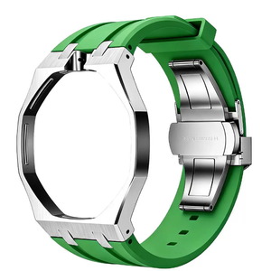 Boîtier de montre de luxe en acier inoxydable Blues pour kit de modification <span class=keywords><strong>Swatch</strong></span> Lépine - Style Royal - Kit de conversion de montre de poche avec couronne à 12 heures - Product Image 1