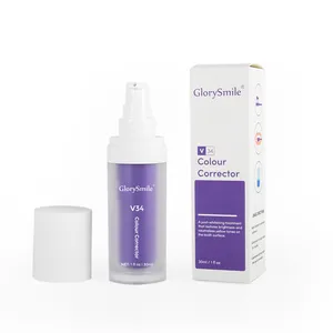 Nouveau produit de blanchiment 30ml sourire brillant soins buccaux V34 correcteur de couleur dentifrice blanchiment des dents OEM 2023