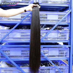 Extensiones de Cabello Natural Liso y Sedoso, Color Natural, Cabello Humano Premium, Sin Enredos, Sin Caída - Product Image 1