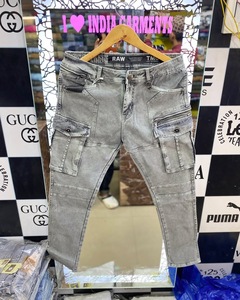 Amirys 2025 Pantalones Casuales para <span class=keywords><strong>Hombre</strong></span>, <span class=keywords><strong>Jeans</strong></span> Biker Ajustados con Bordado, Denim Desgastado de Algodón, Tendencia de Moda Unisex - Product Image 6