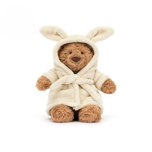 Oso de Peluche Bordado Súper Suave <span class=keywords><strong>Barcelona</strong></span> Bear, Muñeco de Confort para Aliviar el Estrés, 28cm, Caja de Regalo de Cumpleaños - Product Image 1