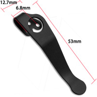 Clip de poche profond en titane fait main sur mesure pour couteaux Spyderco, fabriqué en titane 6al-4v pour Spyderco C81 C223