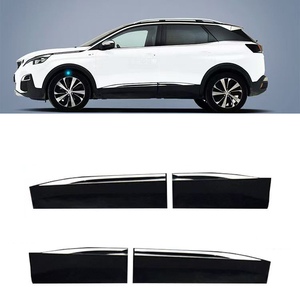 Kit de carrosserie de voiture garnitures de bord de porte de remplacement pour peugeot 3008 5008 2017 2018 2019 2020 2021 <span class=keywords><strong>2022</strong></span> 2023 2024 2025 citroen <span class=keywords><strong>aircross</strong></span> <span class=keywords><strong>c4</strong></span> - Product Image 5