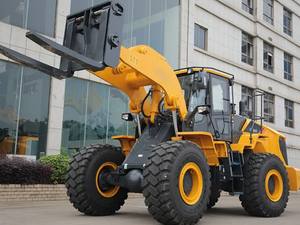 Низкая цена, новый 33-тонный Гидростатический колесный погрузчик F330N с вилкой, Лидер продаж - Product Image 6