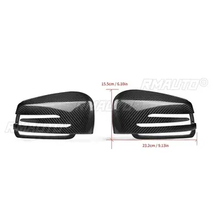 Coques de rétroviseurs latéraux de remplacement en fibre de carbone sèche pour Mercedes-Benz G W463 X166 W166 GLE GLS 2010-2019 - Product Image 5