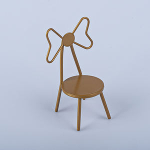 Nouveau design 1:12 maison de poupée bricolage <span class=keywords><strong>cabane</strong></span> mini modèle OB11 scène accessoires chaise papillon - Product Image 4