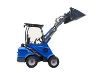 Minipala Elettrica HAIJU HJ620E CE, Trazione Idraulica a Quattro Ruote, Capacità di Carico 500kg-800kg, Batteria al Piombo-Acido, Ecologica e Durevole