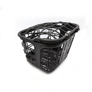 El frente en la cesta de plástico negro de la bicicleta eléctrica - Product Image 4