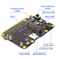 Ahududu Pi Mini PCIe adaptörü 3G/4G/LTE SIM yuvası Samsung ARTIK için destekler/Rock64/Asus Asus/Latte Panda GPIO desteklenen stok