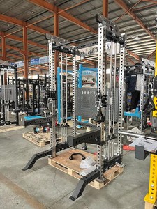 Squat Power Cage Rack, Máquina de Entrenamiento Funcional, Pila de Pesas Smith de 75 kg, Equipo de <span class=keywords><strong>Gimnasio</strong></span> <span class=keywords><strong>para</strong></span> Tríceps, Equipo <span class=keywords><strong>para</strong></span> el Hogar - Product Image 4