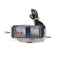 Feu de position latéral en promotion avec lentille fumée transparente, neuf, ambre/blanc, 24V pour camion