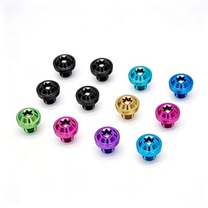 Tornillos de Titanio Grado 5 M10*10, Proveedor de Tornillos de Cabeza Torx, Tornillos de Titanio de Cabeza Grande para Motocicleta Yamaha Nmax - Product Image 1
