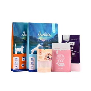 Tùy chỉnh in thân thiện với môi trường có thể khóa lại túi ziplock thức ăn vật nuôi đứng lên túi với bao bì nhựa cửa sổ cho chó xử lý - Product Image 3