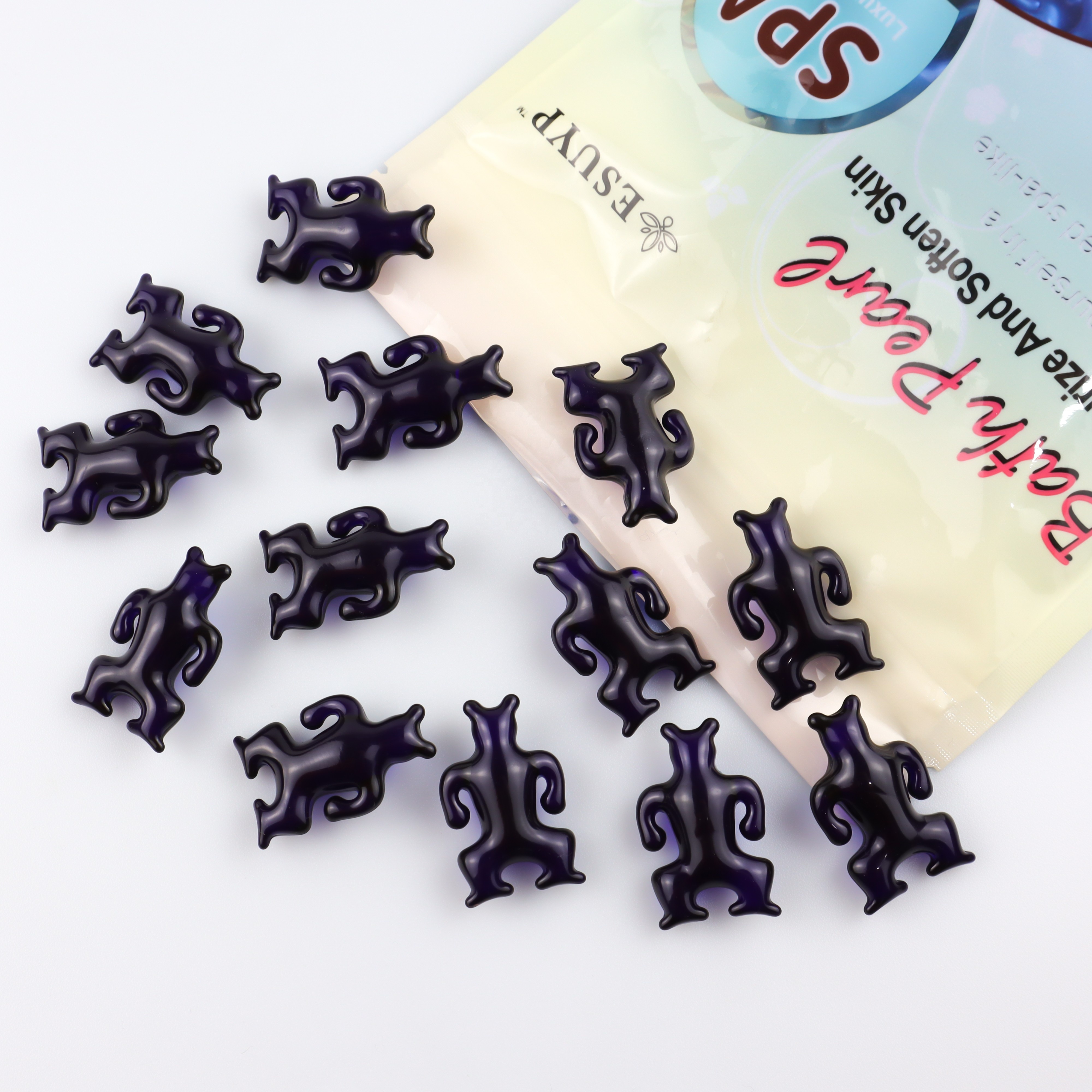 Лидер 2023, оптовая продажа, масляные бусины для ванны, капсула, упаковка в форме животных, разноцветный материал, цвет происхождения ароматов