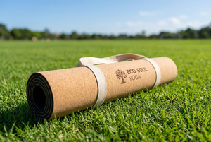 Tapete de <span class=keywords><strong>Yoga</strong></span> <span class=keywords><strong>Ecológico</strong></span> Antideslizante, Natural, Personalizado, Biodegradable, de Corcho, Fabricación Ecológica, Orgánico - Product Image 6