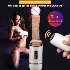 Intelligenter, Skalierbarer <span class=keywords><strong>Penis</strong></span>-Vibrator mit Selbstheizung, Sexspielzeug, Einziehbarer Dildo für Frauen mit Saugnapf, Ferngesteuerte Sex-Maschine - Product Image 3