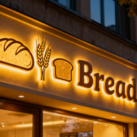 Lettres rétroéclairées en acrylique LED personnalisées de haute qualité, logo 3D en métal, enseigne en acier inoxydable, décoration murale pour la publicité extérieure des magasins