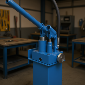 Prensa Hidráulica Manual Fervi P001, Capacidad de 30 Toneladas, Uso Industrial - Product Image 3