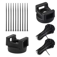 Supports de fixation magnétiques pour attaches de câbles de 22 mm, 31 mm, 36 mm, 43 mm, attaches de câbles multi-usages, supports de fixation de type selle