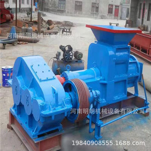 เครื่องทำบล็อกกลวง Minglang Machinery เครื่องขึ้นรูปอิฐดินเหนียวแบบไฮดรอลิก สีฟ้า - Product Image 1
