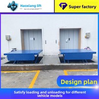 Plateforme élévatrice à ciseaux fixe personnalisée, élévateur hydraulique de marchandises pour l'entrepôt d'usine, levage de marchandises