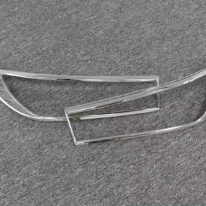 KQD Brand ABS Chrome Front Light <b>Cover</b> <b>Head</b> Light Headlight <b>Cover</b> with Led for toyota Innova 2017 - Product Image 4