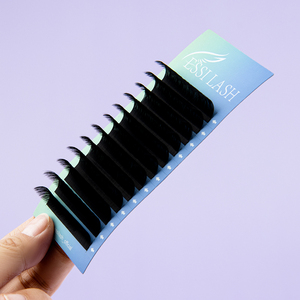 Extensions de cils en cachemire et <span class=keywords><strong>soie</strong></span>, faciles à poser, volume mixte, longue durée, éventail rapide - Product Image 2
