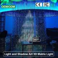Matrice LED 3D interactive RVB, éclairage de scène LED Nova Touch, affichage de pixels LED RVB, lumières de scène LED RVB pour l'éclairage d'exposition